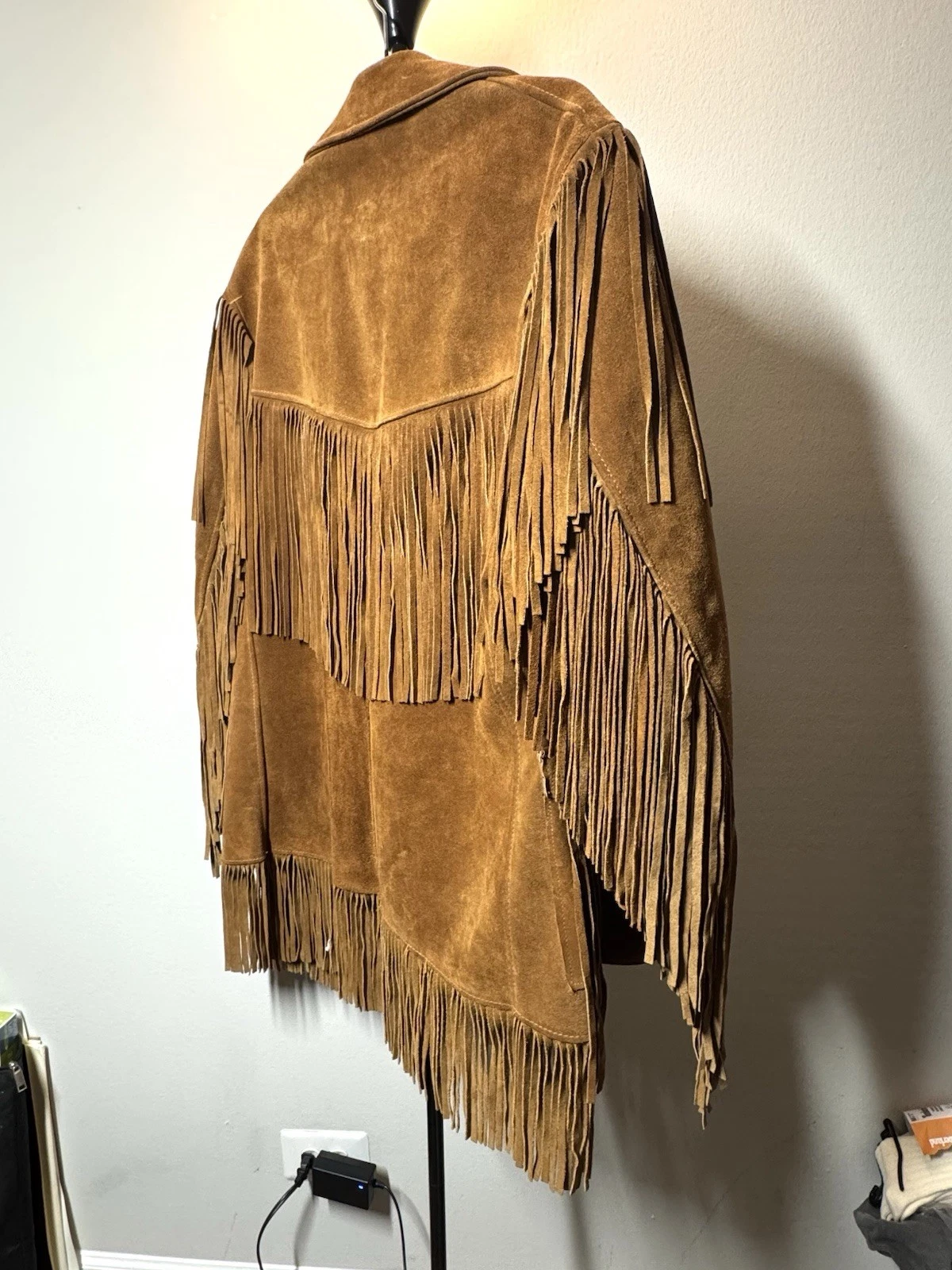True vintage 70s Schott Bros Western Rancher Suede Leather Jacket image 4