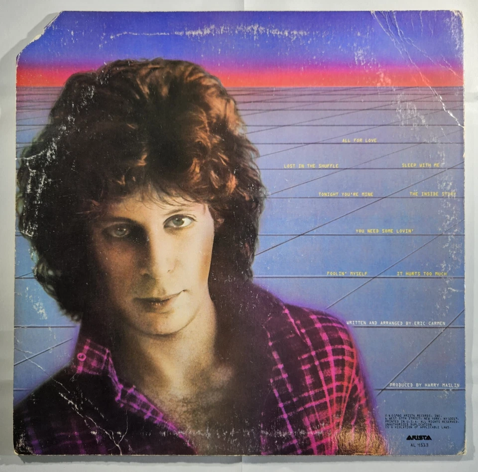 Eric Carmen - Tonight You're Mine [1980 Used Vinyl Record LP] - Image 2 of 4