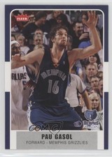 2007-08 Fleer Pau Gasol #100 HOF 2u3