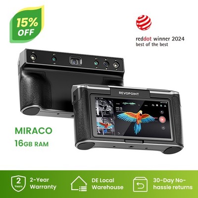 Revopoint MIRACO 3D Scanner 0,02 mm Präzision For 3D Printer All-in-one 16GB