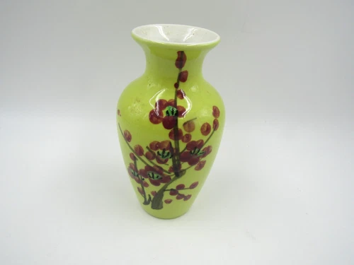 Multicolor Bud Vase 6 In Tall Floral design