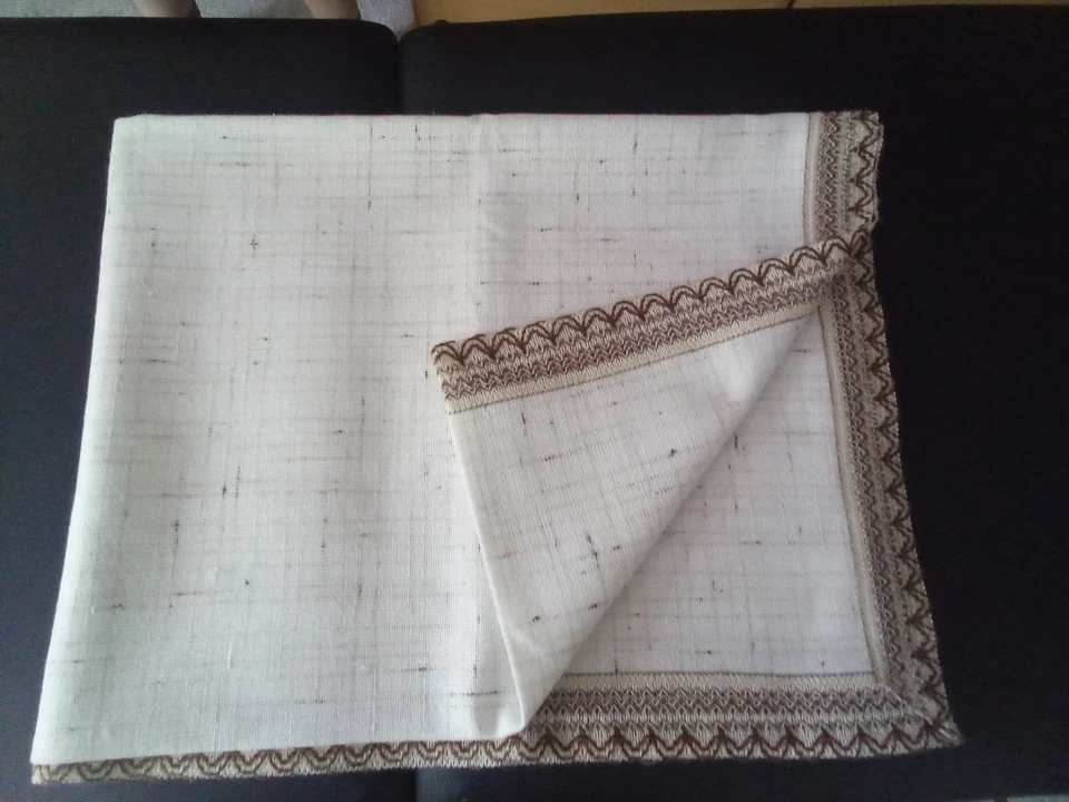 Landhaus Tischdecke Gr. 110 cm x 168 cm Beige