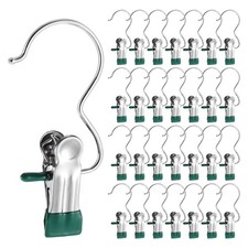150Pcs Boot Hangers for Closet, Portable Boot Hangers Clips, Green