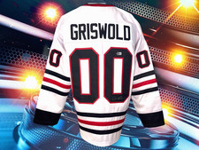 CHEVY CHASE "GRISWOLD" AUTOGRAPHED CUSTOM CHRISTMAS VACATION JERSEY COA BECKETT