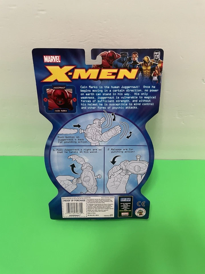 漫威 TOYBIZ X-MEN JUGGERNAUT 动作人偶 2006 全新。 — 第 3/3 张图片