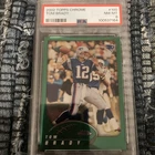 2002 Topps Chrome Tom Brady #100 First Year Topps Chrome PSA 8 Centered