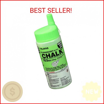 TAJIMA Micro Chalk - Fluorescent Green 10.5 oz (300g) Ultra-Fine Snap-Line Chalk