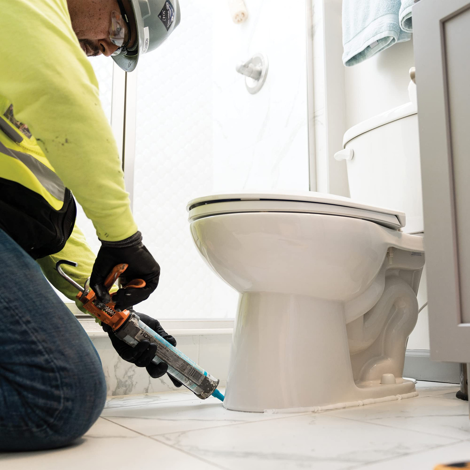 6 oz CleanSeal White Caulk Waterproof Enzyme Sealant for Kitchen and Bath