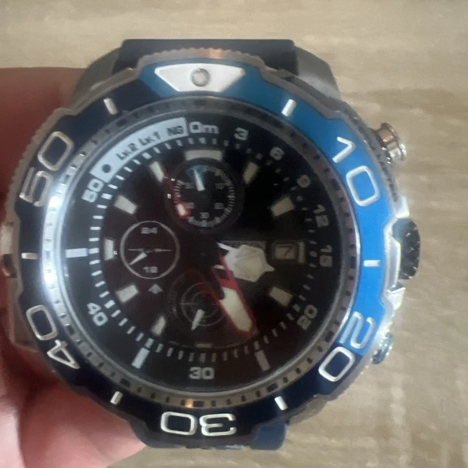 Citizen Eco Drive Chronograph Promaster Aqualand Men's  Watch - BJ216908E - Image 3 of 4