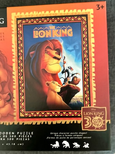 Disney Parks THE LION KING Wooden Puzzle 30th Anniversary New 2024 - Picture 3 of 7