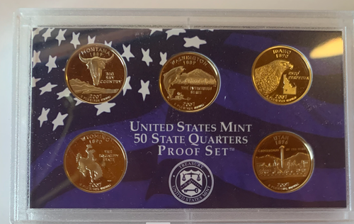 Limited Edition 2007 US Mint Proof Coin Set - 10 out of 14 - San Francisco Mint - Picture 6 of 12