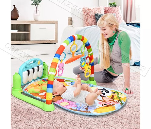 Baby Infant Play Mats Rack Gym Musical Toys Activity Floor Kids Music Piano VIC - Picture 2 of 11