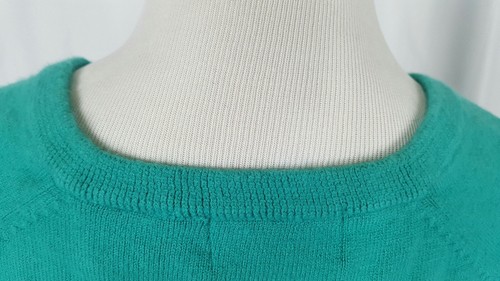Prenda para el torso suéter vintage 1990 para mujer Michelob verde claro abierto talla grande - Imagen 8 de 12