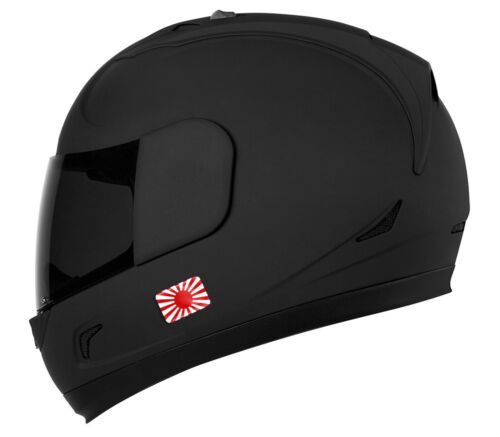 2 x Adesivi a Cupola Gel 3D Decalcomanie Bici Auto Casco Moto Laptop Giappone Bandiera Giapponese - Foto 3 di 7