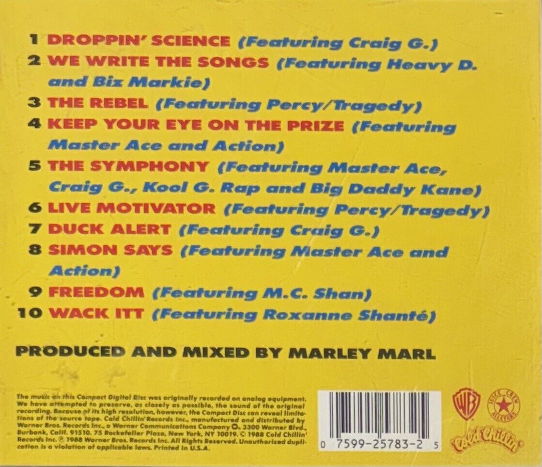 In Control, Vol. 1 by Marley Marl (CD, 1988 Cold Chillin In Control, Vol. 1 by Marley Marl (CD, 1988 Cold Chillin