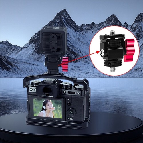 Cold Shoe Monitors Mount Bracket Plate Universal Cold Shoe Photography for - Picture 2 of 12