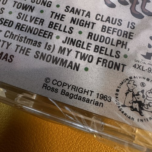 The Chipmunks A Chipmunk Christmas Cassette 1985 EMI American Records  BRAND NEW - Picture 6 of 7