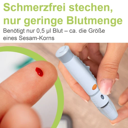 adia Blutzuckerteststreifen, Teststreifen für Diabetiker zur Diabetes-Kontrolle - Bild 7 von 14