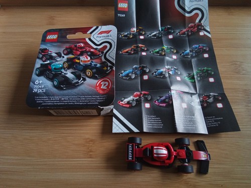 LEGO Formula 1 Collectible Mini Cars (71049) - Ferrari Racing F1 Team Car CMF - Picture 2 of 2