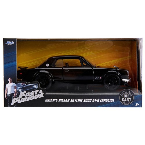 Fast And Furious Brian's Nissan Skyline 2000 GT-R (KPGC10) Jada Diecast 5", 1:32 - Picture 2 of 11