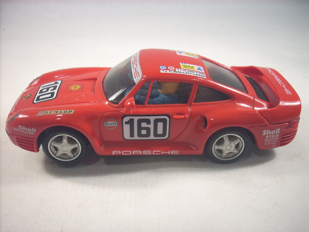 Voiture Scalextric Exin C449 Porsche 959 Tampografiado - État Excellent Avec Boîte - Occasion Export UK