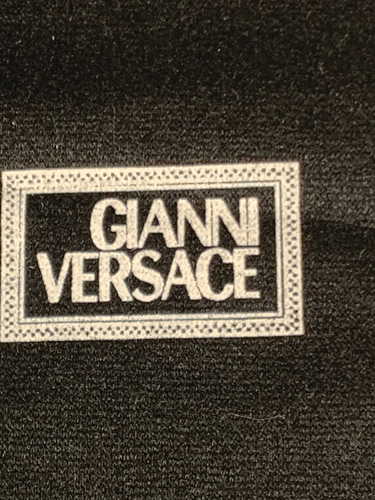 Gianni Versace Couture Black Dust Cover Bag Purse Shoe Storage 10”x 13.5” NEW - Picture 2 of 4