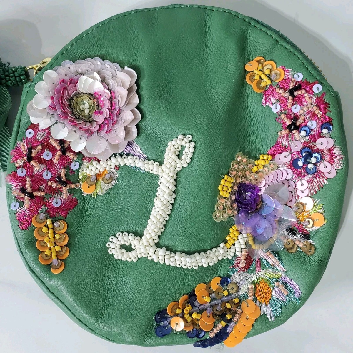 Anthropologie ★ Beaded Monogram Pouch Beaded Monogram Pouch | Anthropologie