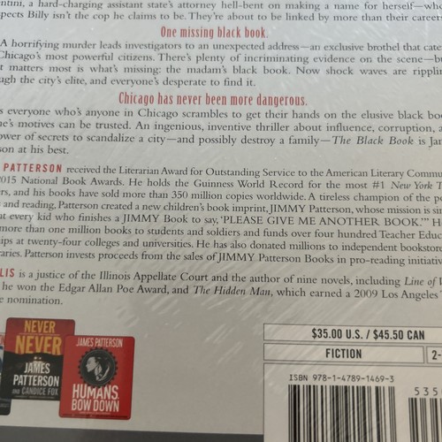The Black Book by James Patterson and David Ellis - Audiobook CD - Unabridged - Picture 7 of 7