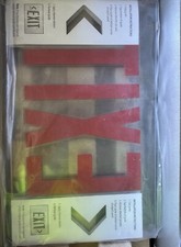 Recessed Edgelit LED Emergency Exit EDGR 2 RMR EL M4