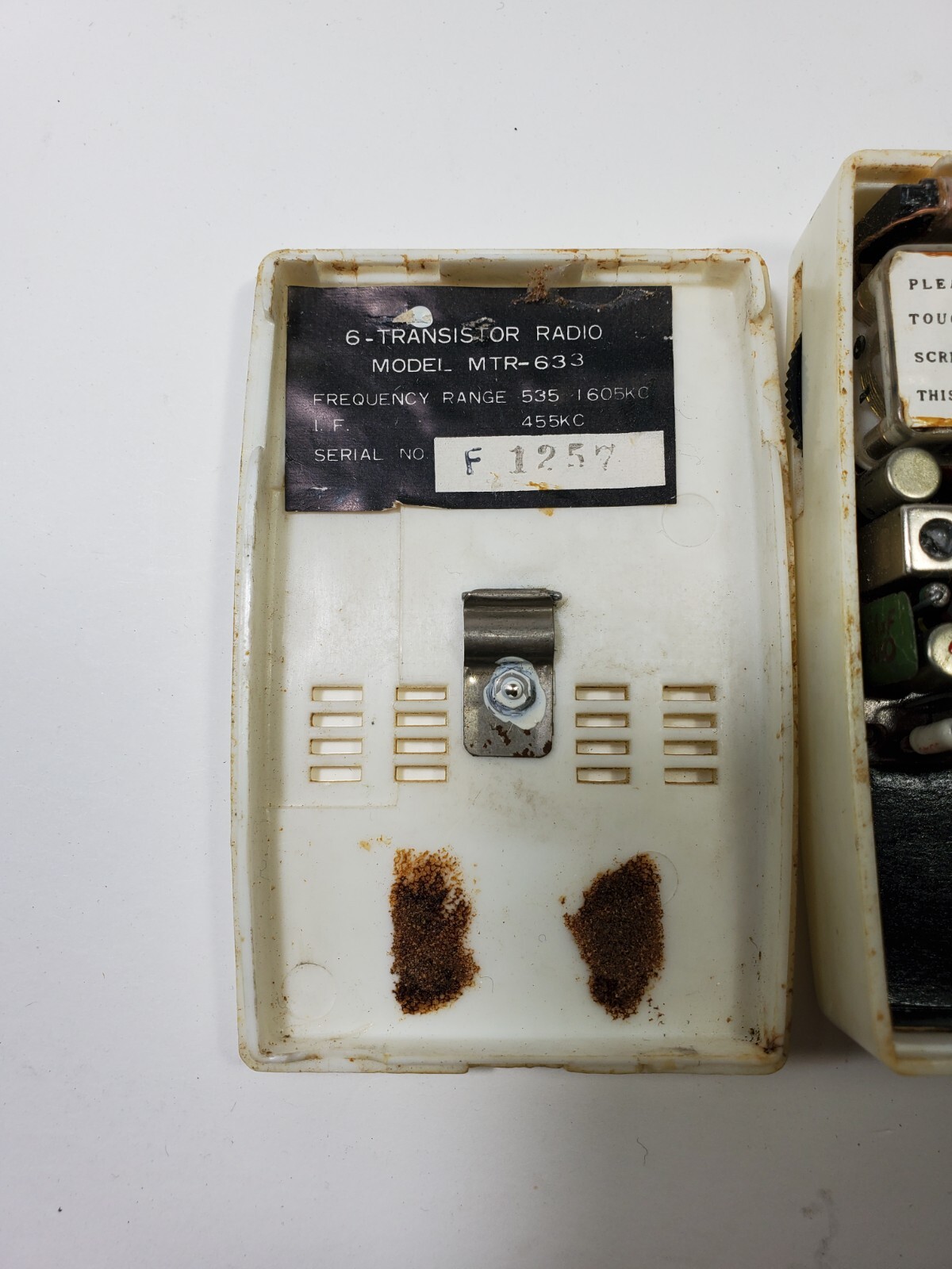 Vintage AFCO MTR633 6Transistor Radio Pocket Portable Read Condition