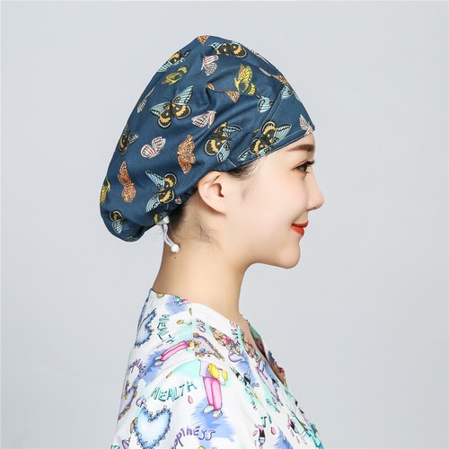 Women's Printing Bouffant Cap/Hat Adjustable One size Fit Most Cute Pattern Hats - Picture 246 of 290