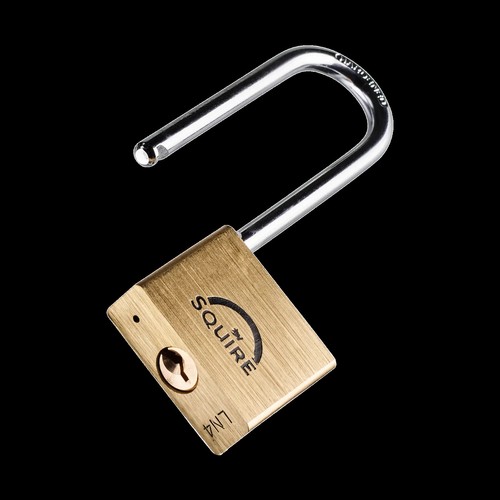 Genuine Squire 5-Pin Lion Brass Steel Padlock 40mm LN4 / LN4/2.5 Long Shackle - Picture 11 of 11