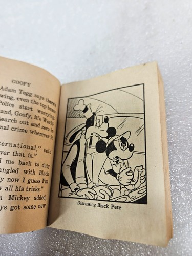 Goofy "In Giant Trouble" Big Little Book Walt Disney Whitman Classics 1968 - Imagen 10 de 12