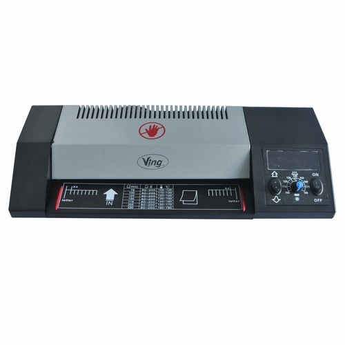 Steel Thermal Laminator A4 Hot & Cold 9" Machine Roller Pouch Photo Office, 220V - Picture 1 of 6