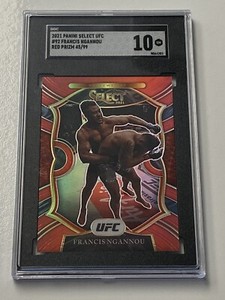 2021 UFC Select Concourse #92 Red 45 /99 Francis Ngannou SGC 10 CHAMP