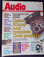AUDIO 1/82, ASC AS 6002 St gegen REVOX PR 99,ACCUPHASE M 100,YAMAHA A 760,JVC X4