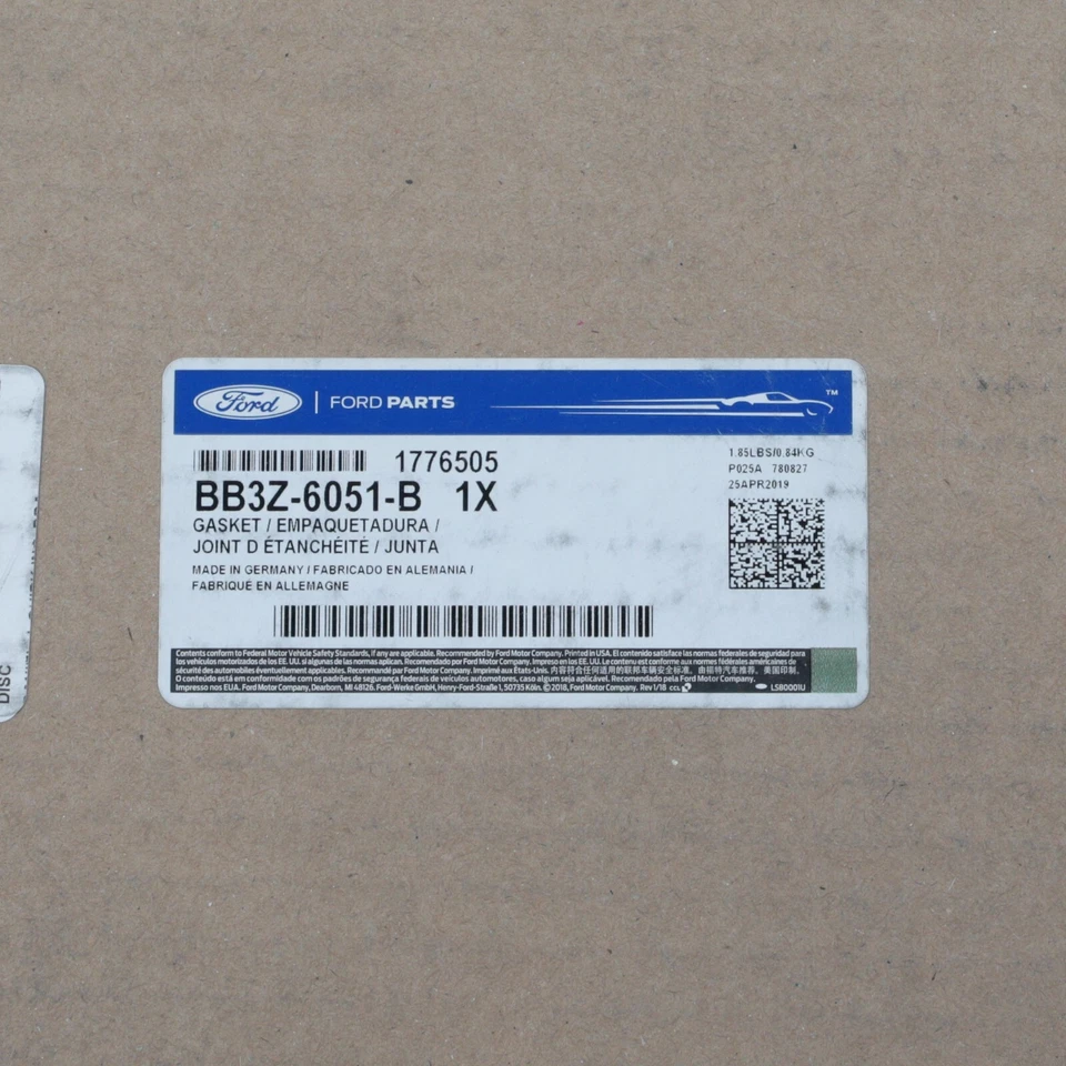 Прокладка головки блока цилиндров подлинного двигателя Ford 2015-2019 Transit BB3Z-6051-B - Изображение 3 из 4