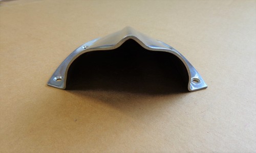 Vintage Pair Air Scoop Vents off of a 1960 Chris Craft Sea Skiff Boat - Picture 6 of 11