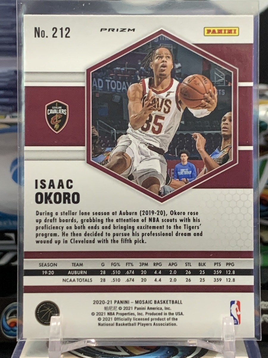 KORO様 2020-21 Panini Mosaic Isaac Okoro Camo Pink Prizm RC #212