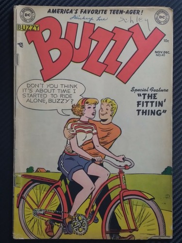 1951 Buzzy DC Comic Book #40 "The Fitten Thing" - Picture 1 of 3