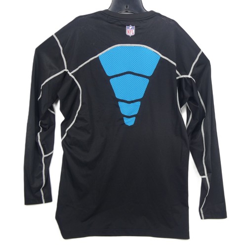 Nike Carolina Panthers NFL Shirt Men's 4XL On Field Apparel Dri Fit Long Sleeve - Picture 8 of 11