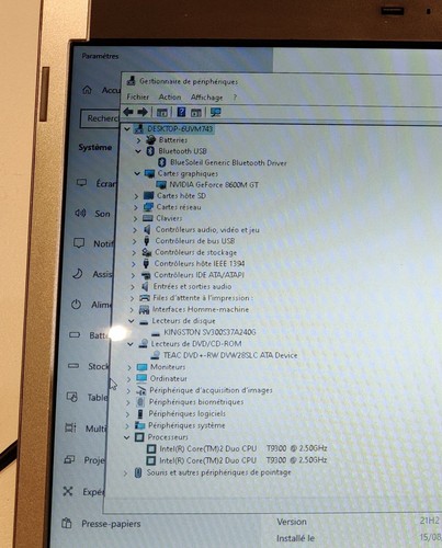 Portable Dell Xps m1530 - Geforce 8600 GT - Photo 4/8