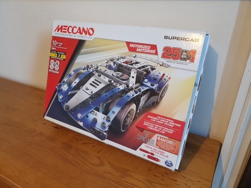 Meccano 18211 Supercar 25 in 1 Motorisiertes Set