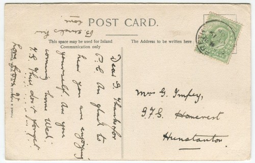 HORHAM HALL, THAXTED - Essex Postcard - Picture 2 of 2