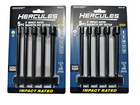 HERCULES 6 in. Impact Rated Magnetic SAE & METRIC Nut Setters, 10 Pieces