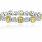 Adjustable White Gold Diamond Fine Bracelets