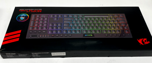 Redragon Horus Pro Przewodowa 2.4G/BT 3 tryby Gaming Mechaniczna klawiatura - czarna - Zdjęcie 3 z 13