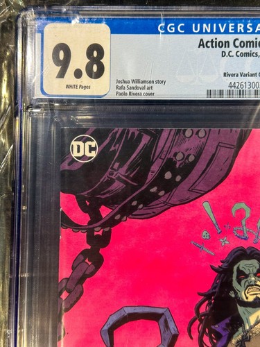 👊Action Comics #1064👊CGC 9.8 MINT👊Rivera Lobo Variant Cover👊FREE SHIPPING👊 - Picture 2 of 8