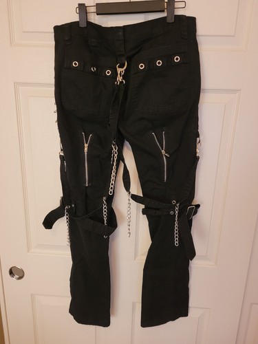 Tripp Danng Goodman Studded Bondage Pants Black 34x31 - Picture 2 of 10