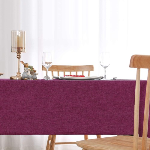 Jute Stoff Tischdecke Hitzebeständige Quadratische Tischdecke 40 x 40 cm - Bild 73 von 73